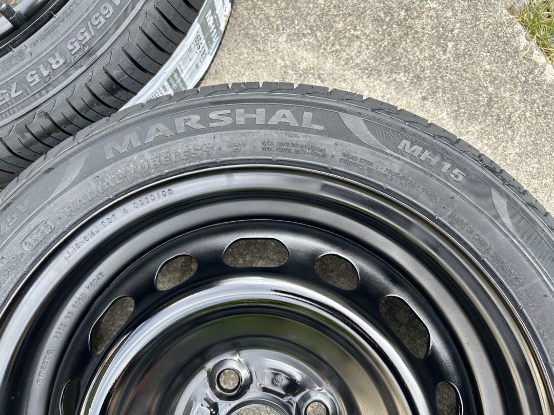 専用品①新品タイヤ165/55R15 ホイールタイヤ4本セット