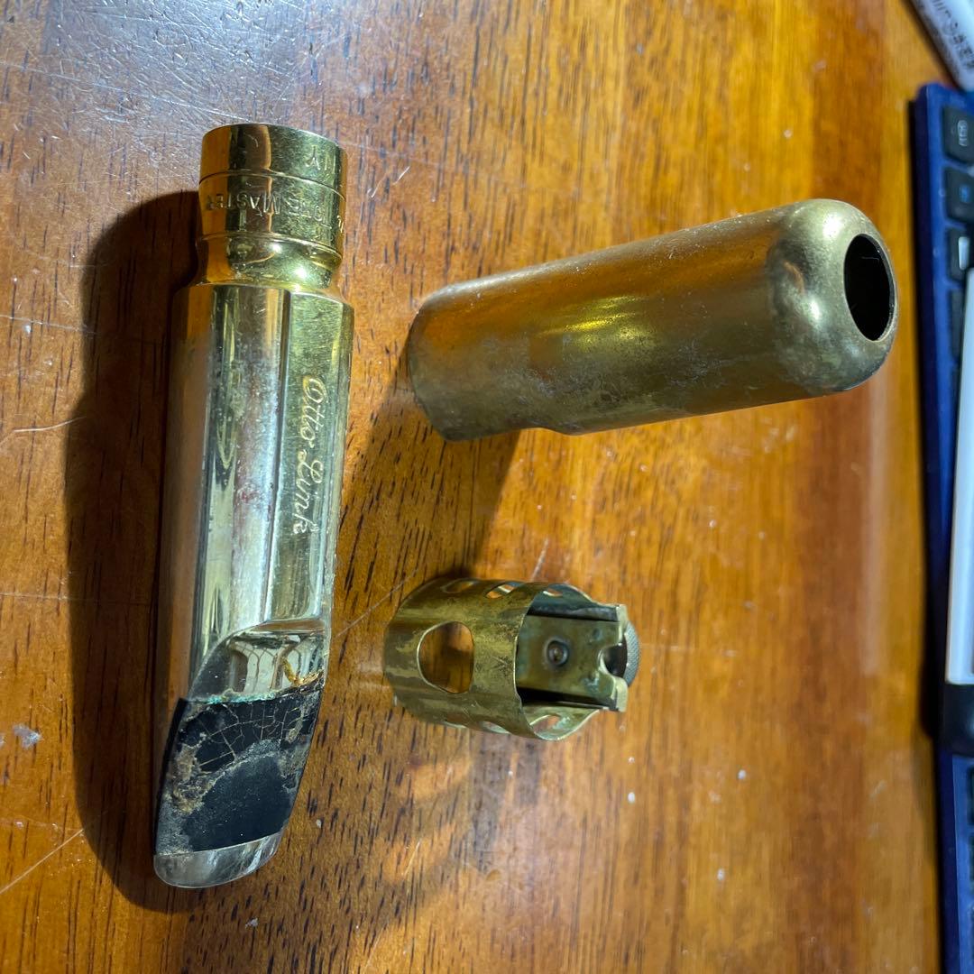 オットーリンクスーパーマスター　NY 6番メタテナーサックス真鍮製マウスピース