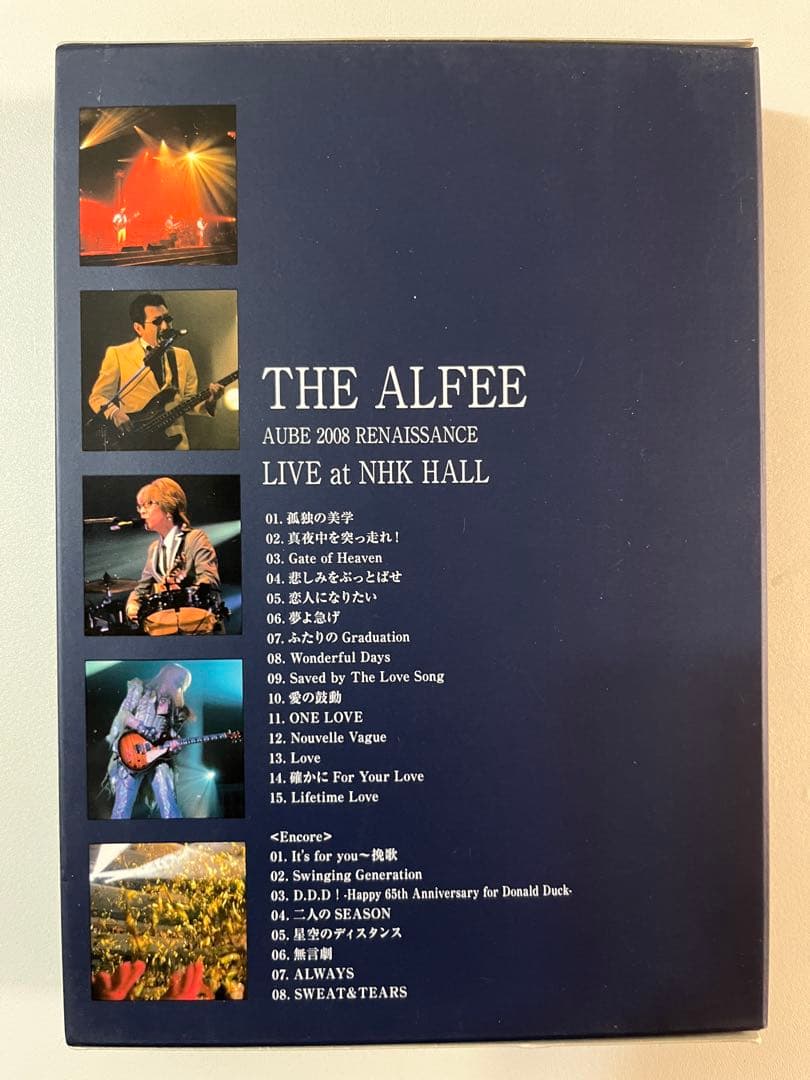 THE ALFEE【AUBE 2008 RENAISSANCENHK HALL】