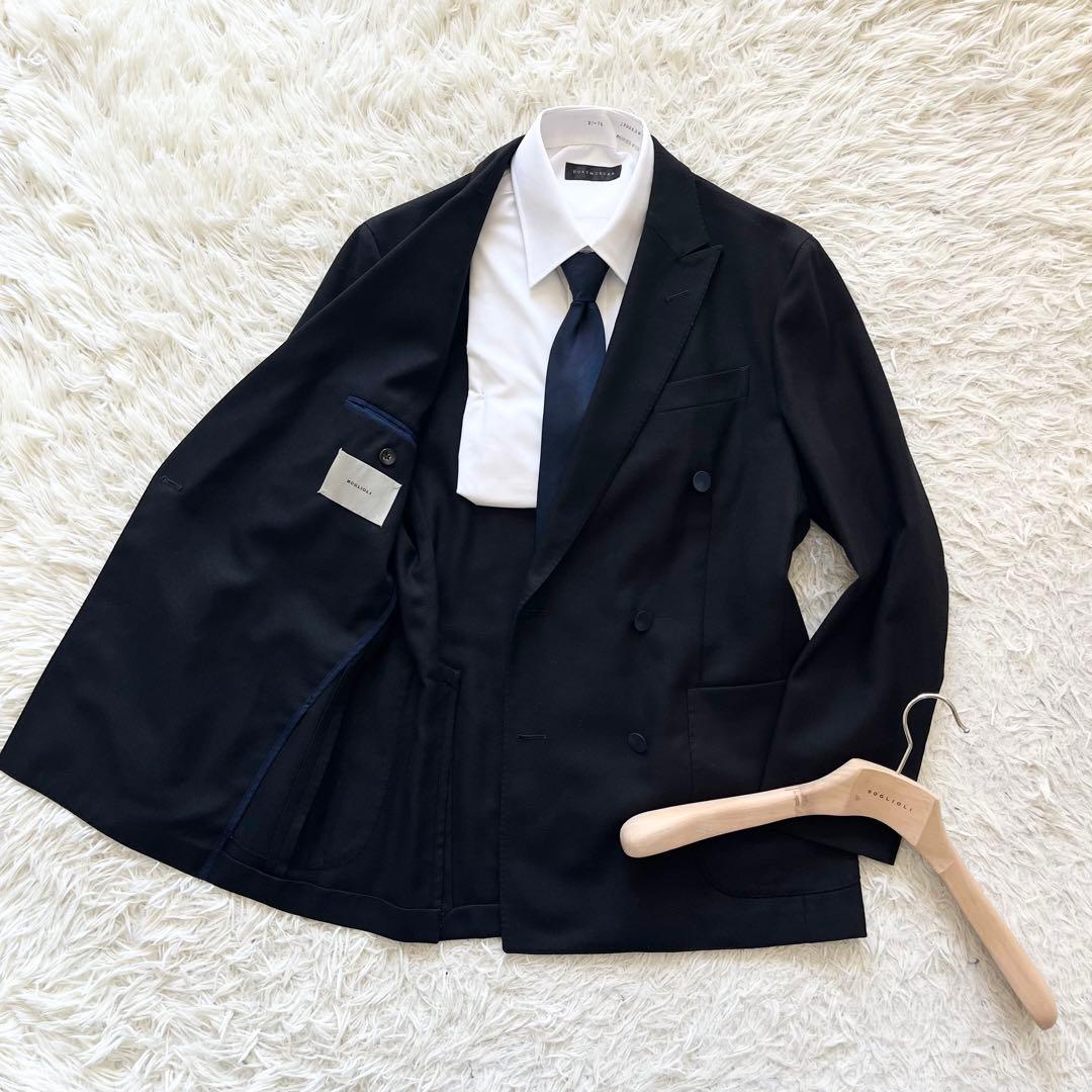 <美品>BOGLIOLI dover ダブル ウール ジャケット サイズ46