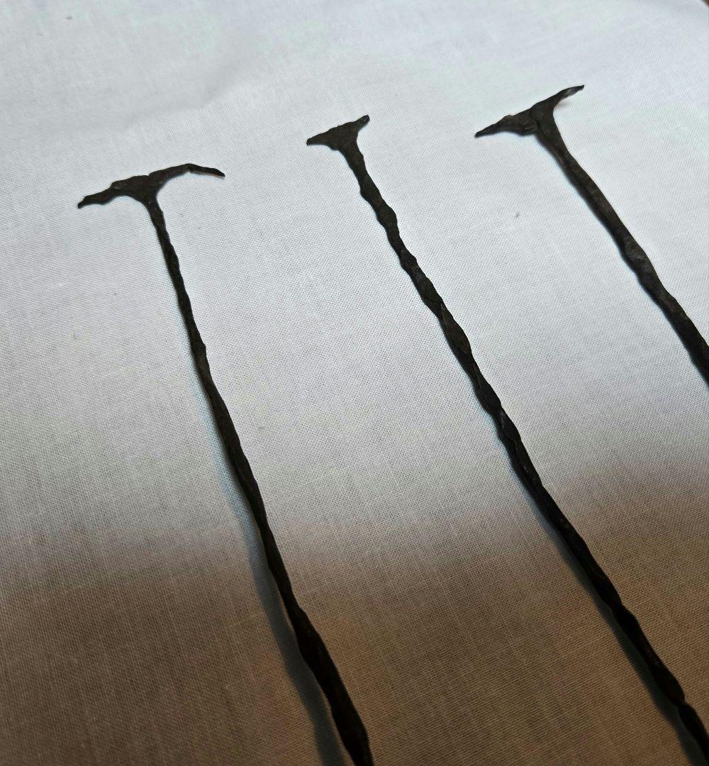 相場よりお安いと思います！キシ族貨幣3本セット　西アフリカ　キシペニー