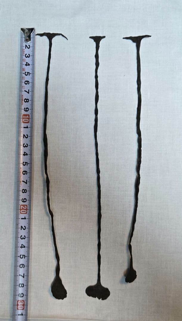 相場よりお安いと思います！キシ族貨幣3本セット　西アフリカ　キシペニー