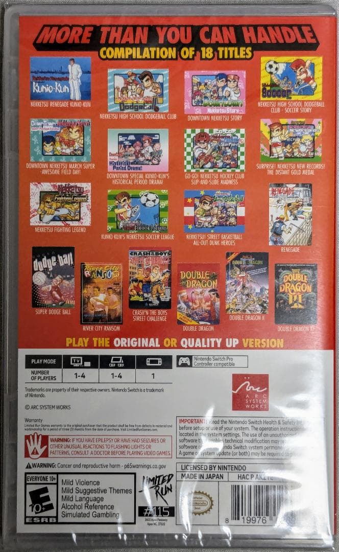 【新品】Double Dragon Retro Brawler Bundle