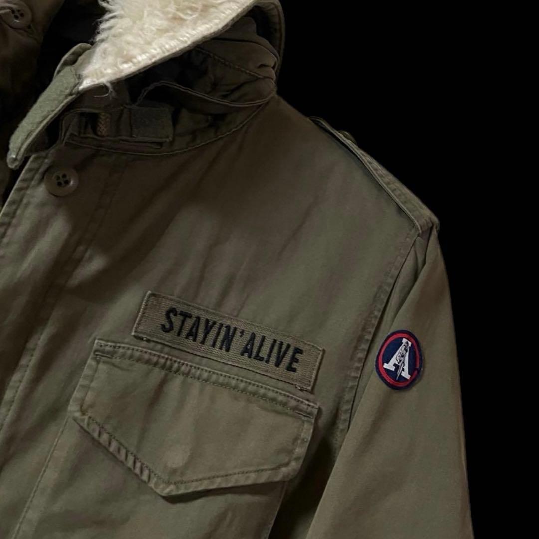 HYSTERIC GLAMOUR モッズコート ミリタリー カーキ M 日本製