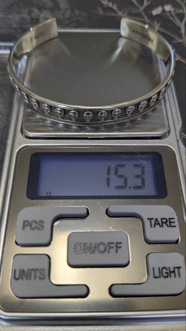 ②【Maid in italy】アレキサンダーマックイーン シルバー バングル