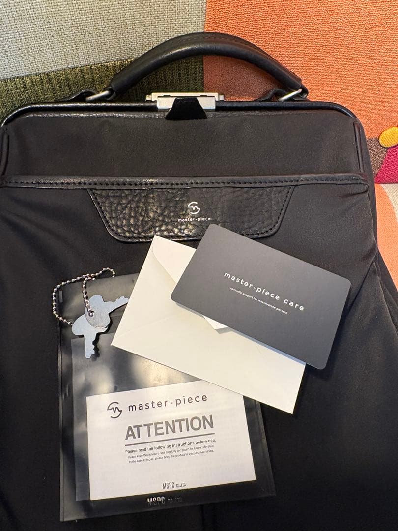 master-piece ビジネスリュック 黒(男女兼用・付属品完備)