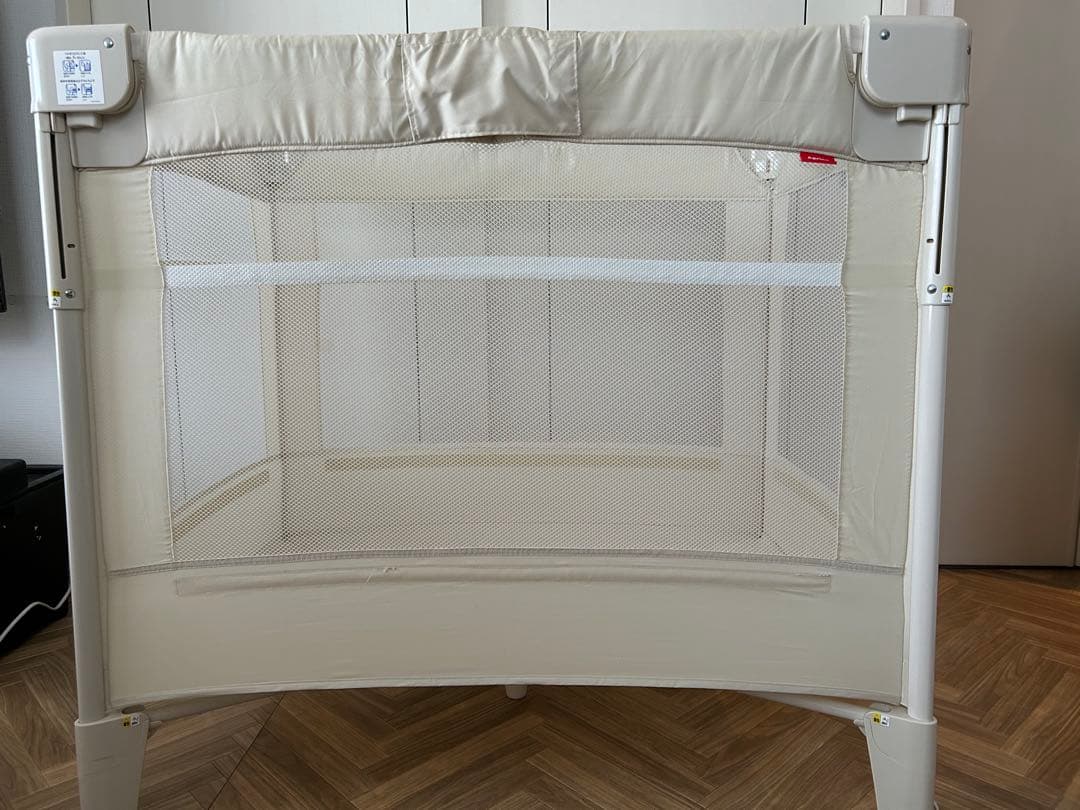 【お値下げ中】Aprica アップリカ ココネルエアー ベージュ ベビーベッド