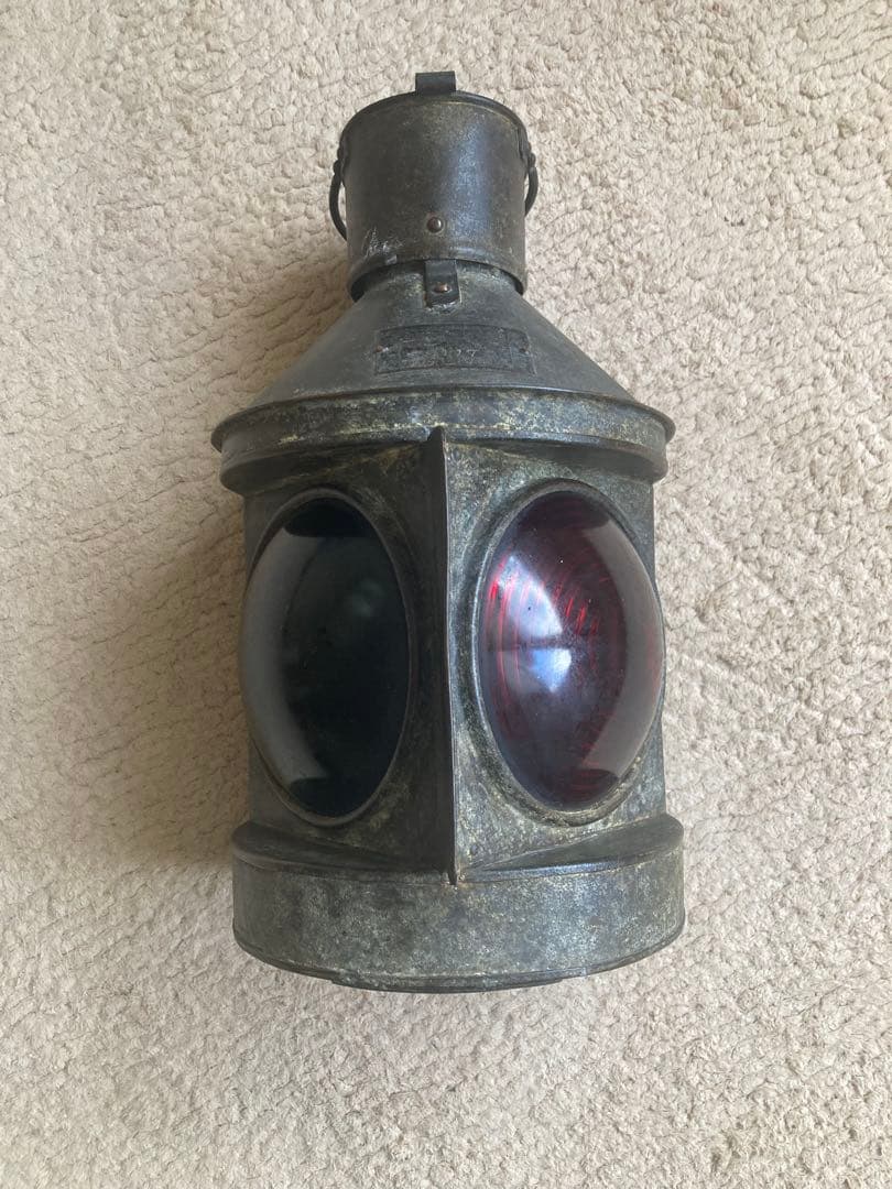 骨董品レトロアンティークランプ 船舶用舷灯 航海灯 レトロ ビンテージ