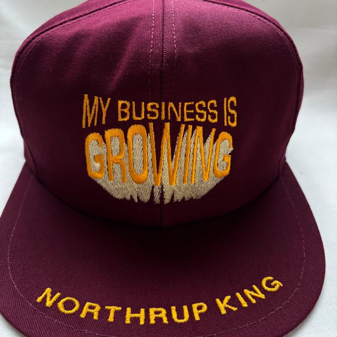 デッドストック K-PRODUCTS キャップ USA製 マルーン 帽子 刺繍