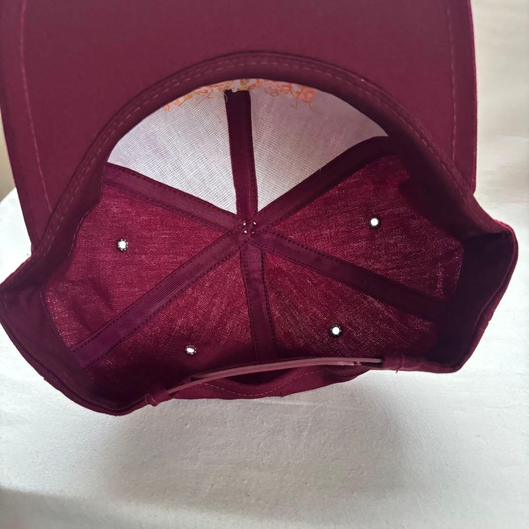 デッドストック K-PRODUCTS キャップ USA製 マルーン 帽子 刺繍