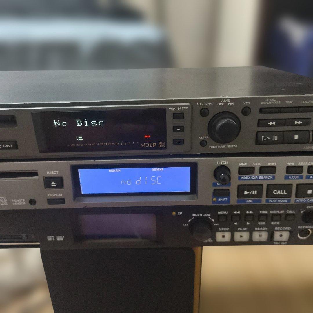 ラジオ・コンポ TASCAM tascam cd 01u-SONY MDS-E12 MD A1