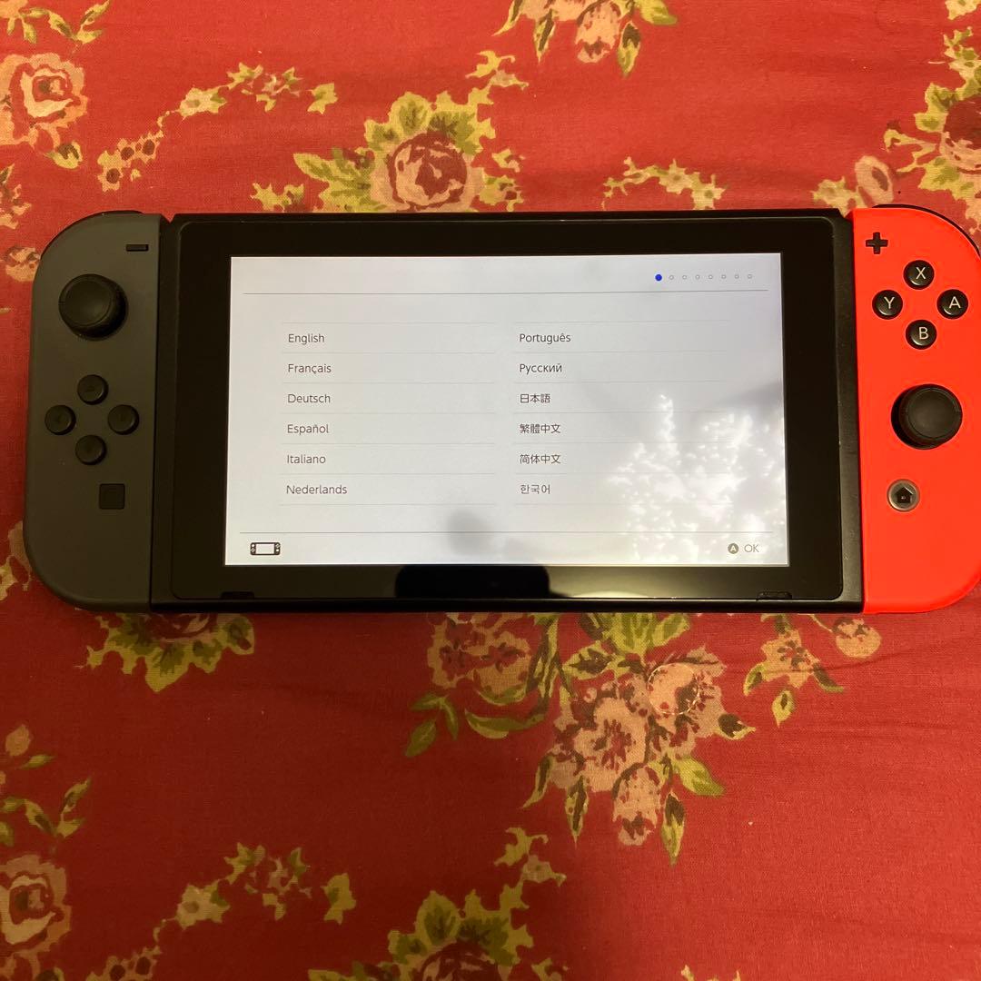 Nintendo Switch ネオンレッド/グレー　本体　ジャンク