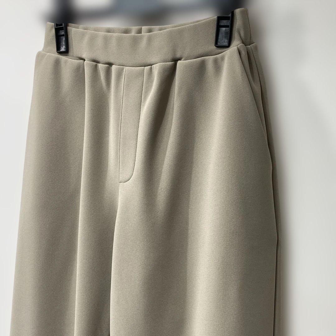 Anna Kerry 裏起毛モロッコパンツ　サイズ38 ベージュ