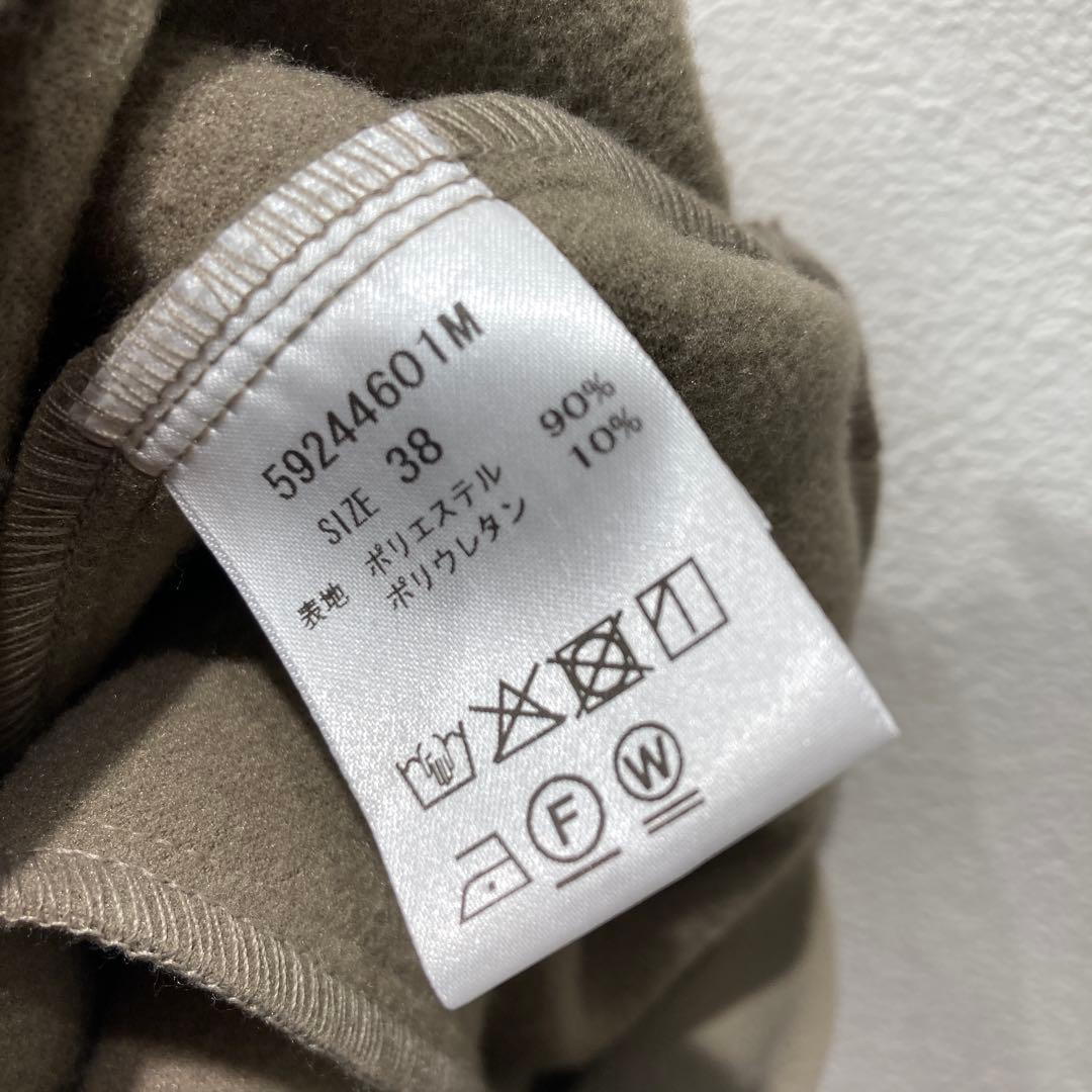 Anna Kerry 裏起毛モロッコパンツ　サイズ38 ベージュ