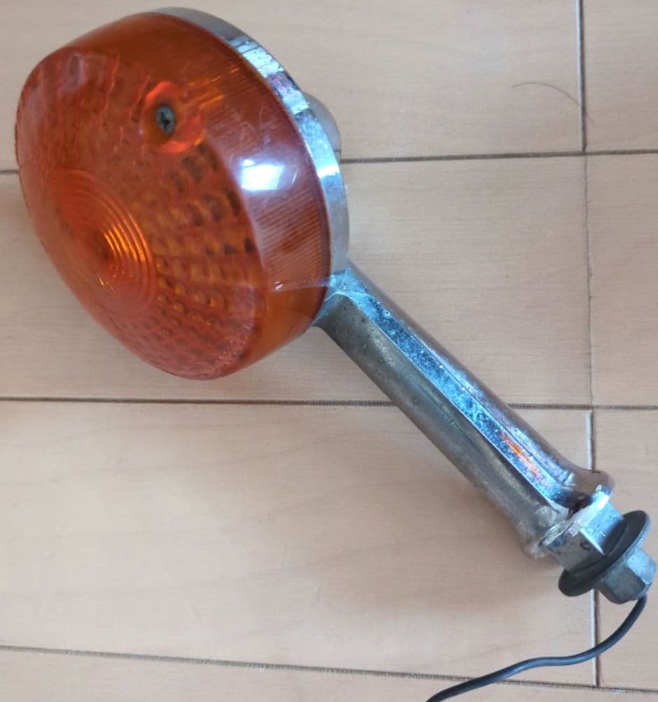 GS750/1000 当時もの純正ウインカー4個セット、スペアレンズ&電球付き