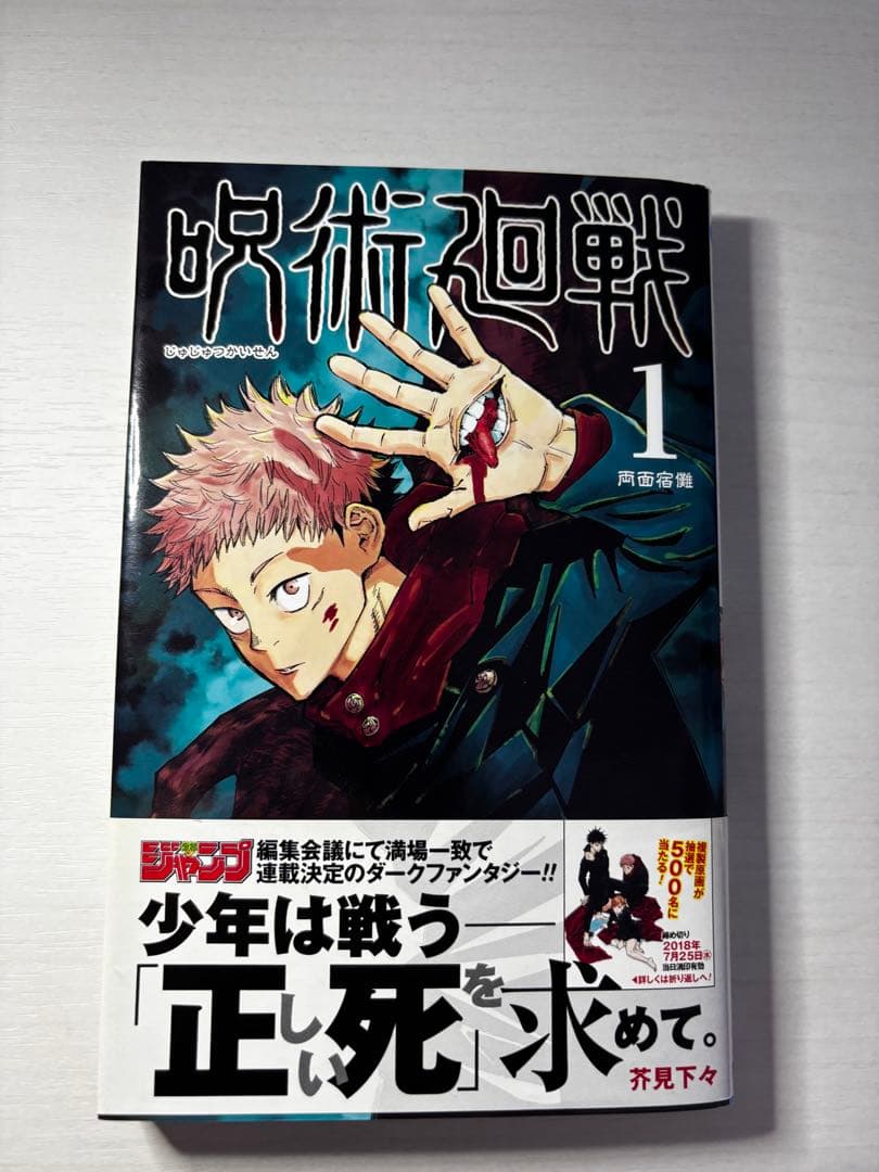 最終値下げ【初版 帯付き】呪術廻戦 1巻 応募券付き