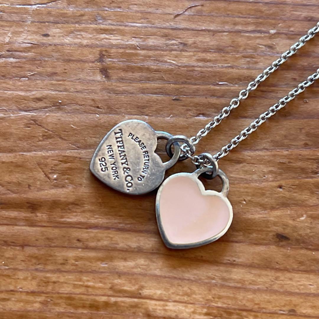 Tiffanyティファニー リターントゥ ダブルハートタグ ネックレス