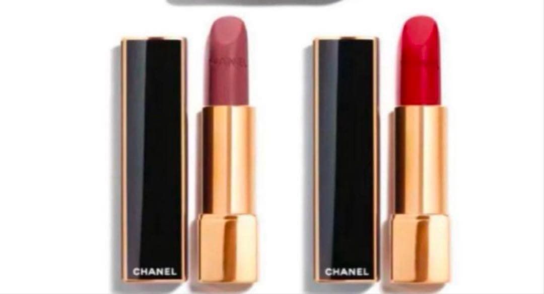 chanel ルージュアリュールヴェルヴェットレペルルセットオブ 2