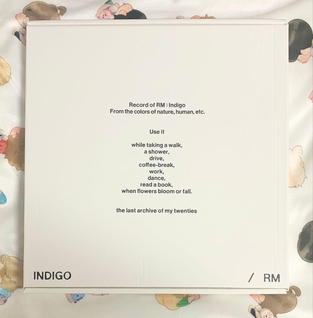 BTS 'Indigo' LP アナログ盤 RM ナムジュン