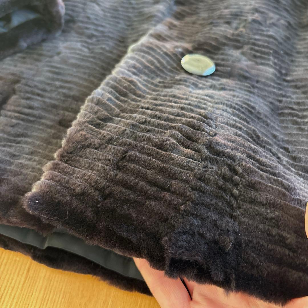 ミンク ファーコート リバーシブル