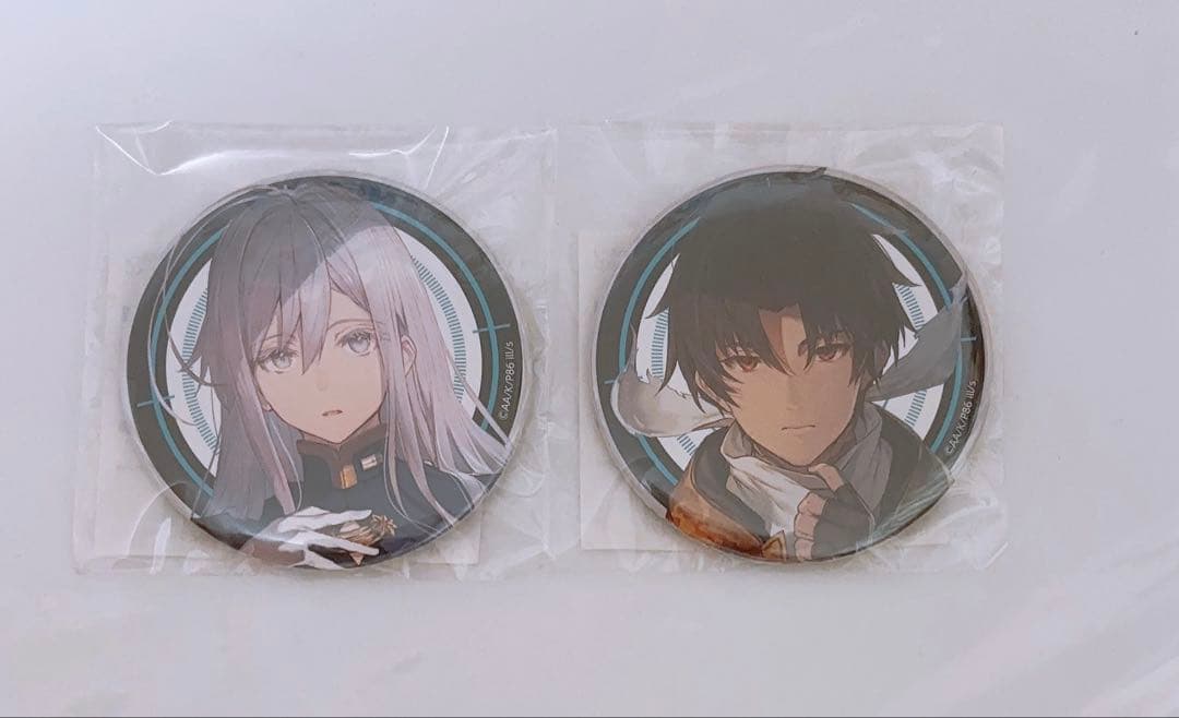 エイティシックス　缶バッジ　シン　レーナ　くじ引き堂 86