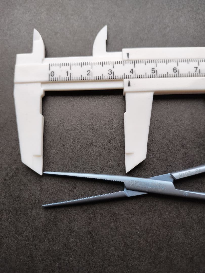 最終値下げ 新品 スキャンラン ブルー アルミ心臓血管外科 持針器 鋼製小物