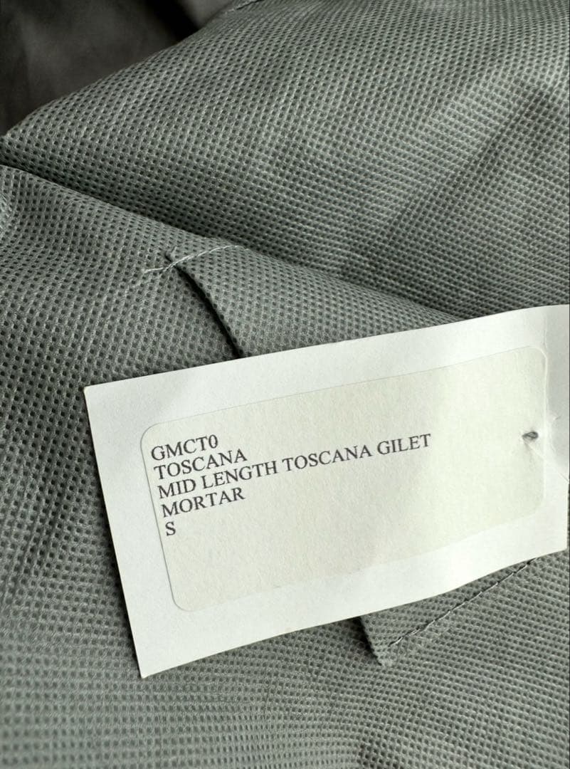 グレー ファーコート ノースリーブ ロング丈