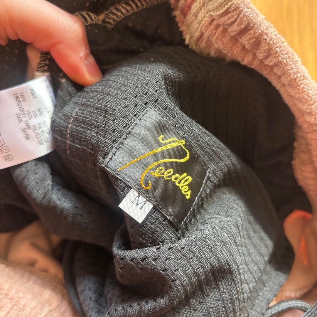 ベロア　M ベージュ　ブラウン　ニードルス　説明欄読んでからの購入お願いします