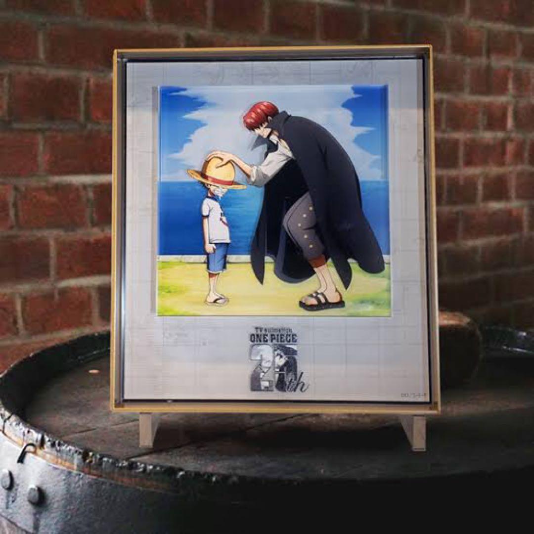 ONE PIECE 25周年　アクリルアートフレーム ルフィ　シャンクス