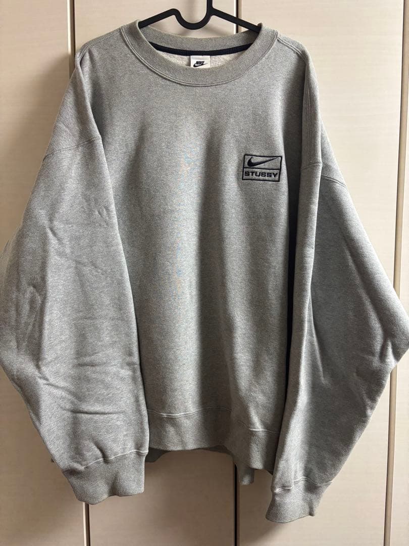 Nike × stussy グレー XL スウェット