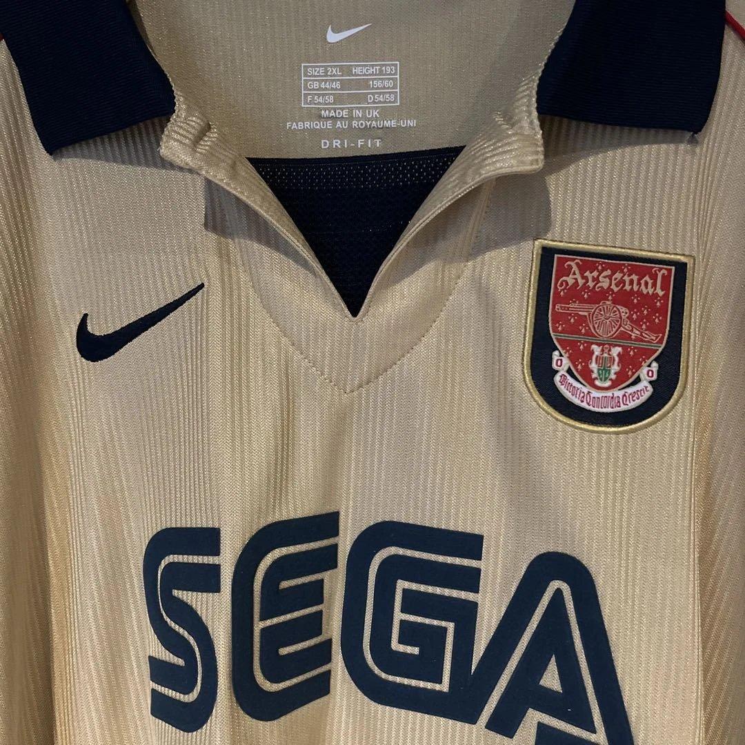 ウェア Arsenal 01/02 SEGA Away Uniform
