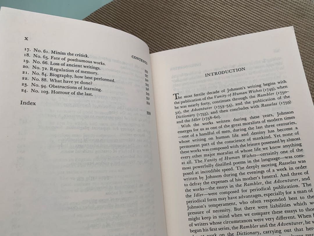 Selected Essays from the Rambler…