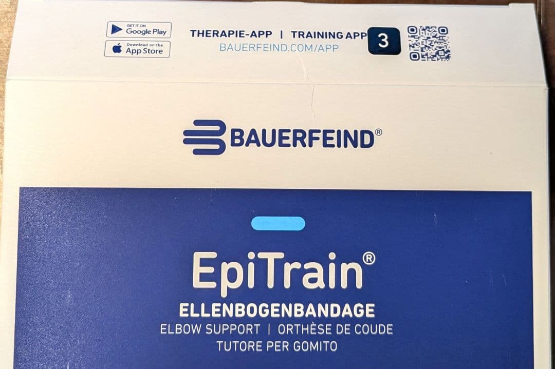【新品・送料無料】BAUERFEIND　エピTrain 肘サポーターsize３