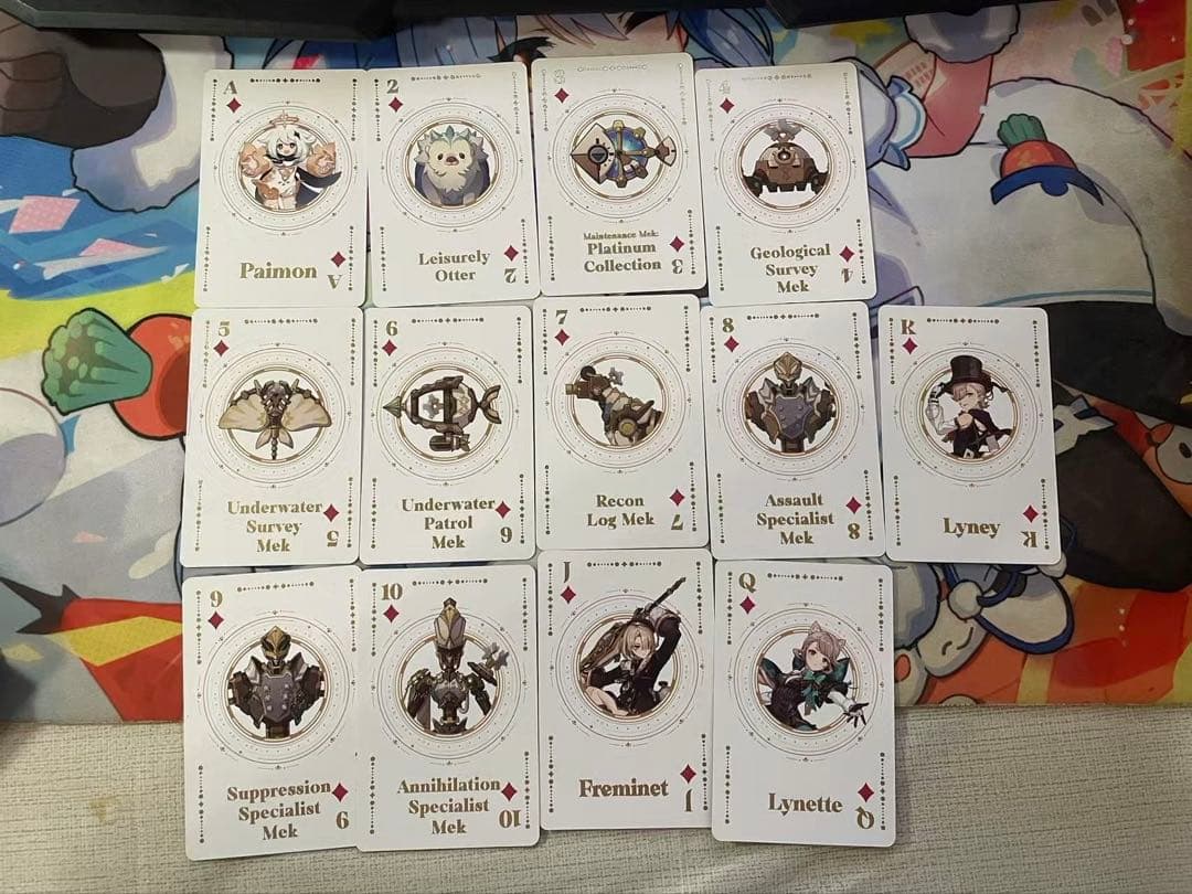 【稀少】原神　アメリカ　NYCC2023限定　　トランプワンセット