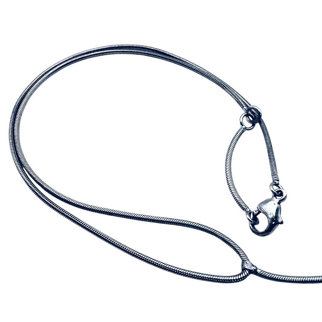 バカラ　タンタシオン　ブルー　クリスタル　シルバーネックレス　ペンダント