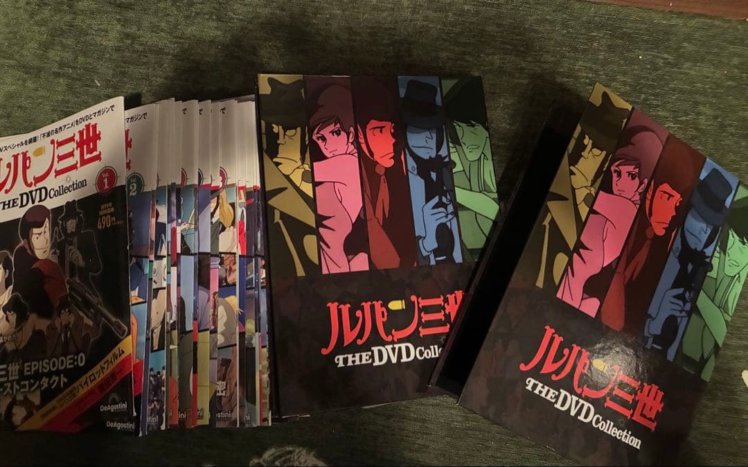 ルパン3世DVDコレクション 現在発売中の54号まで、冊子ともに揃ったまとめ売り