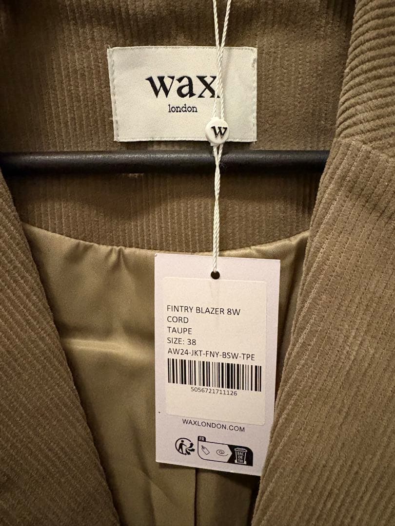【新品タグ付き】WAX london コーデュロイジャケット ブラウン