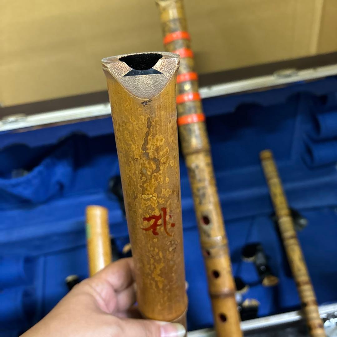 尺八 3本セット ケース付き スリンフルート？付き