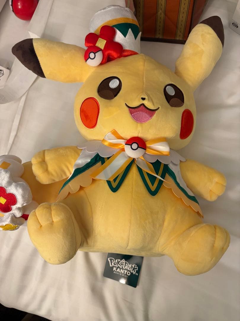 ポケパークカントー 限定 ピカチュウ　ぬいぐるみ 特大
