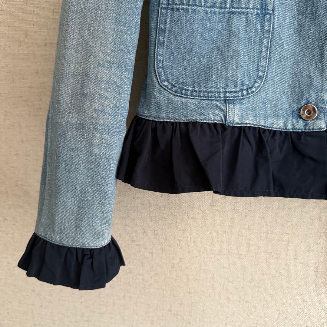 〈クリーニング済み〉モンクレール DIOXYDE デニムジャケット サイズ1