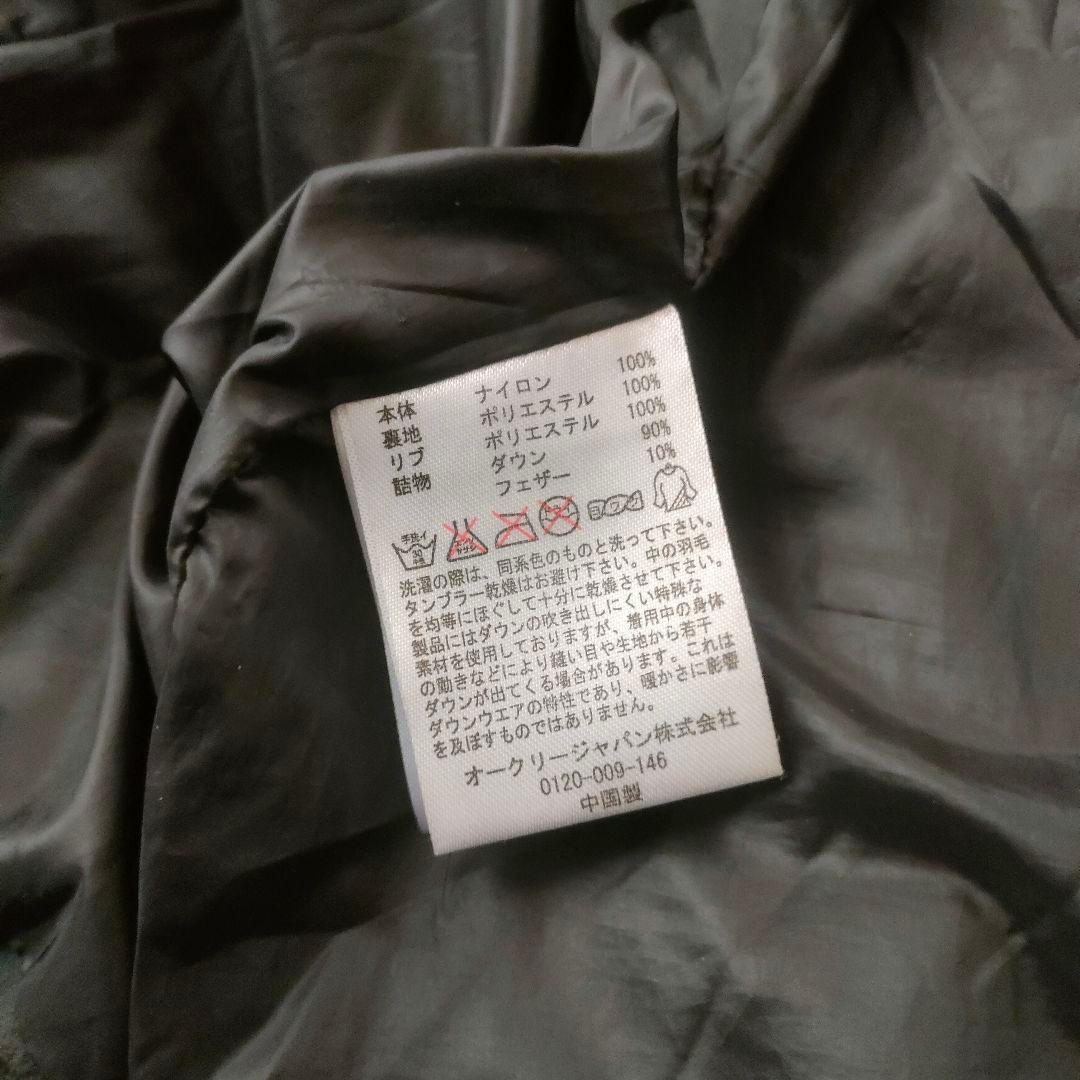 OAKLEY ダウンジャケット ブラック フーデッド テック y2k