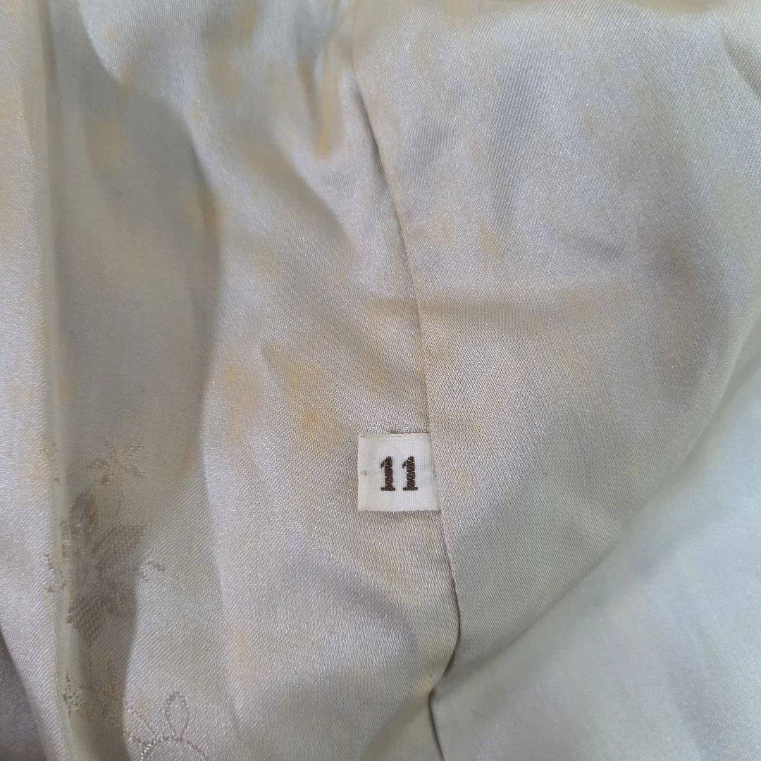 サファイアミンク ロングコート グレージュ 着丈110cm マキシ丈 11号