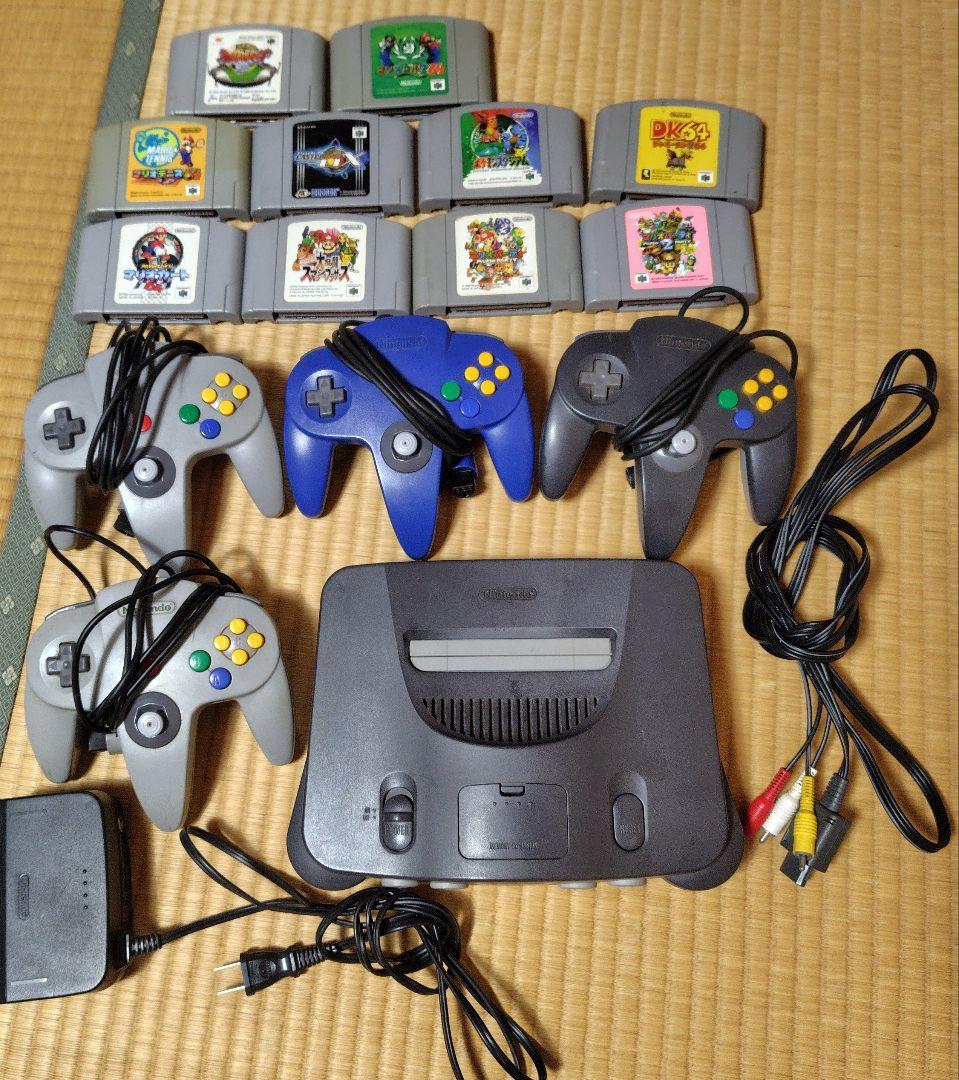 ニンテンドー64　本体　ソフト10本付き