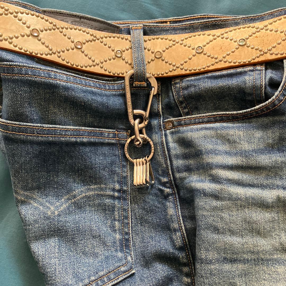 wichardカラビナ&シャックル　1950年代復刻キーリング使用　キーホルダー