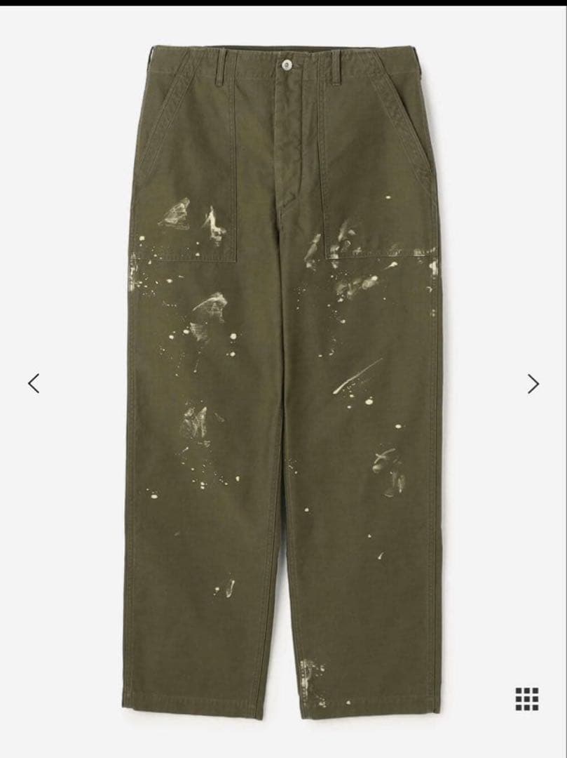 パンツ AURALEE BLEACHED BAKER PANTS