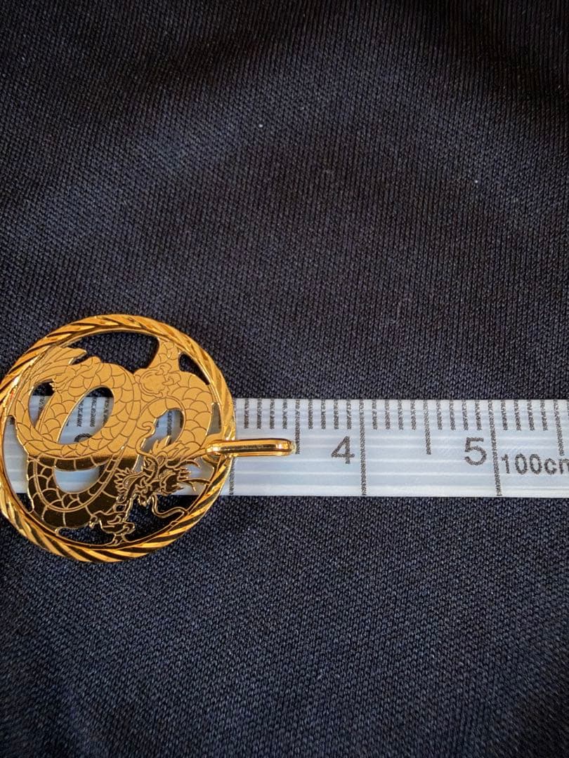 Au999 K24 ドラゴン　ペンダントトップ