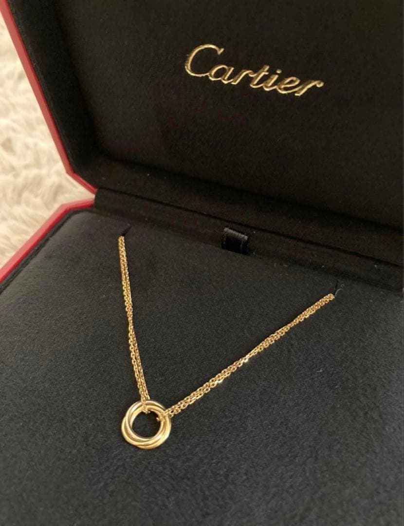 【美品】Cartier TRINITY NECKLACEトリニティ ネックレス