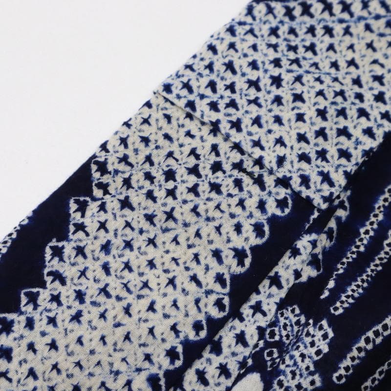 絞り浴衣＊夏着物＊菖蒲の花模様＊普段着として♪木綿着物◆5UA10