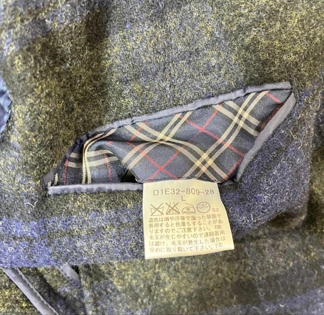 自宅保管品✨バーバリーブラックレーベル　チェック柄　ウールテーラードジャケット