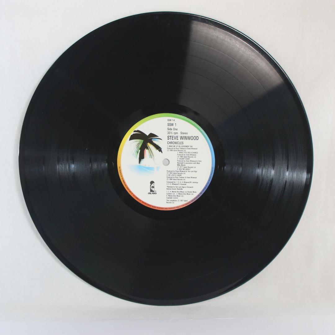 英LP Steve Winwood Chronicles UKオリジ初期プレス